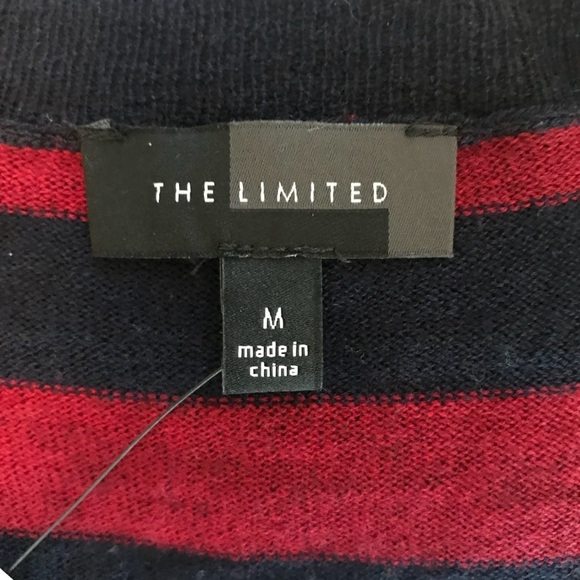 The Limited Navy Striped Sweater - Picture 5 of 7